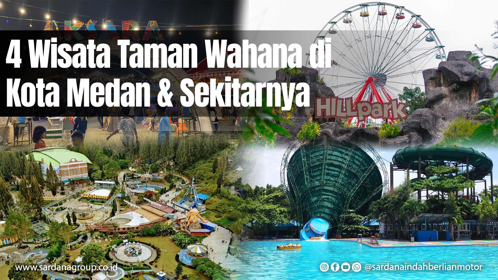 Empat Wisata Taman Wahana di Kota Medan & Sekitarnya